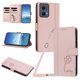 thumbnail image 1 of Funda Cartera Trébol para Motorola Edge 2024 5G con Ranuras Tarjetas y Carga Inalámbrica Rosa, 1 of 6