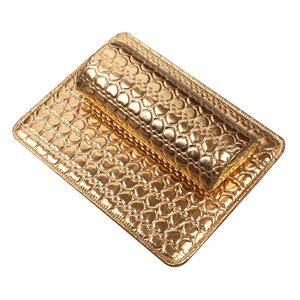 Ioensy - Almohada Para Decoración De Uñas Manicura Reposabrazos De Mano Cojín Pu Soporte Dorado