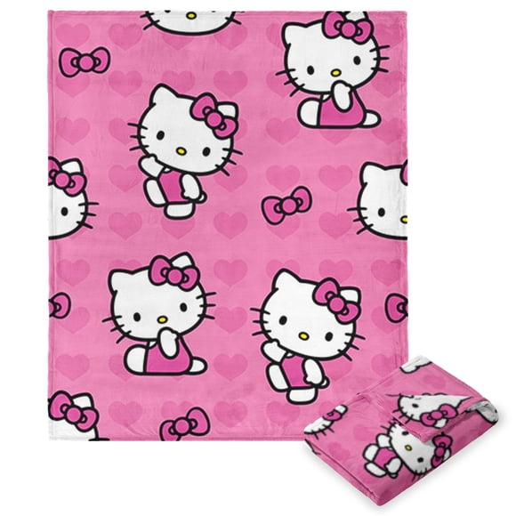Manta Northwest Hello Kitty Silk Touch de 50 x 70 cm