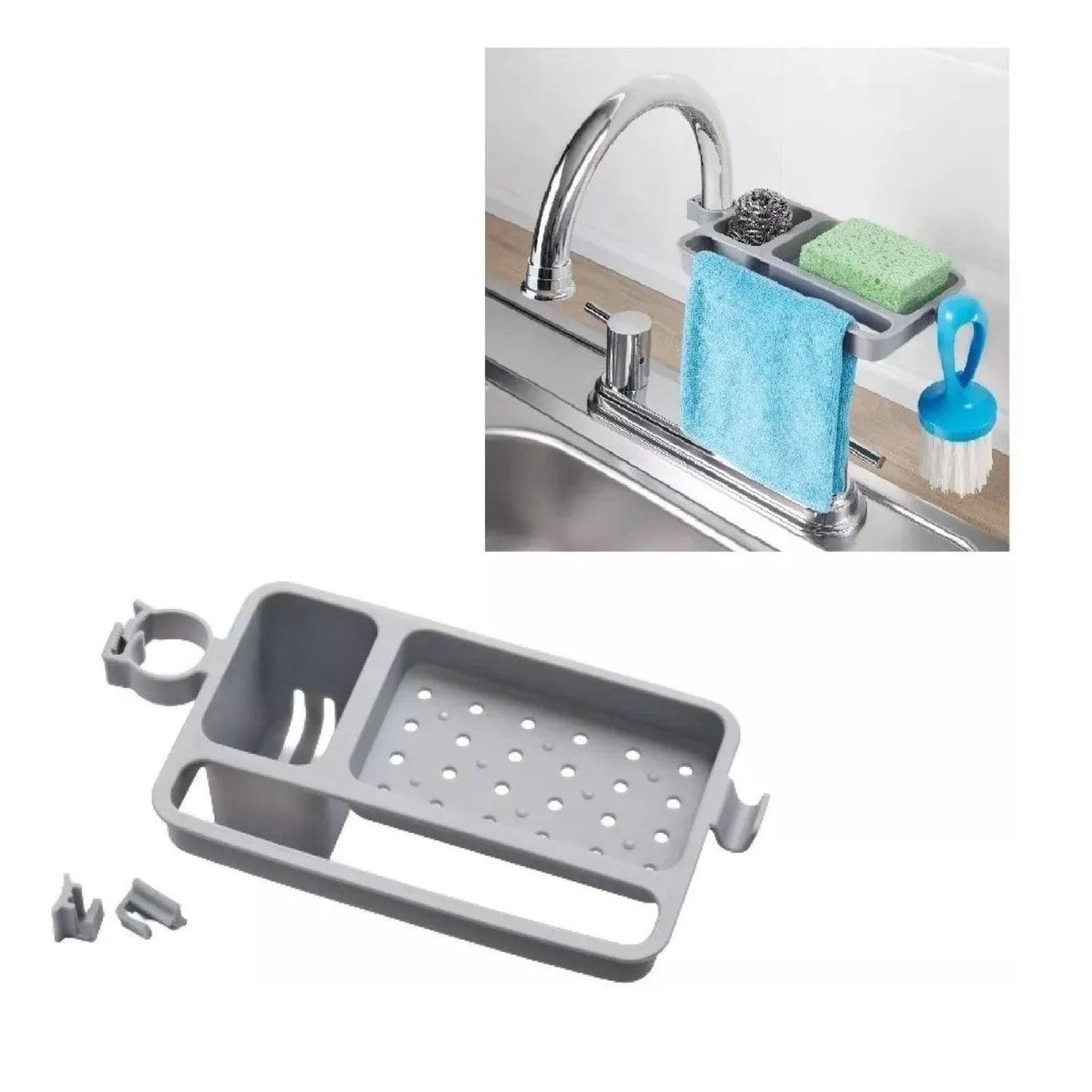 Genérico - Pack X 3 Organizador De Fregadero Seca Accesorios