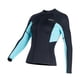thumbnail image 3 of Traje De Neopreno Chaqueta De Neopreno Superior Para Deportes Acuáticos Piragüismo Natación Mujer Azul L, 3 of 4