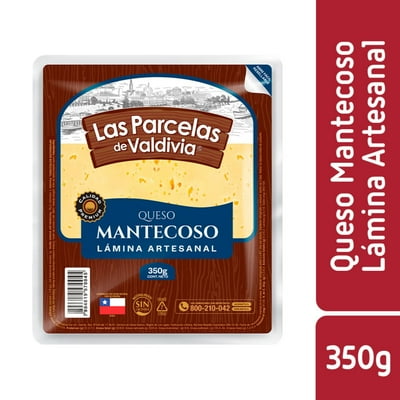 Queso Mantecoso Laminado 350 G Las Parcelas De Valdivia