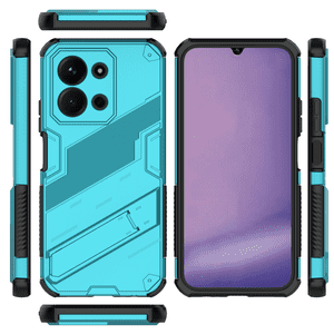 Funda Gangxun Antigolpes Para Xiaomi Redmi 15C 5G Con Soporte Invisible, Antihuellas Y Protección Completa