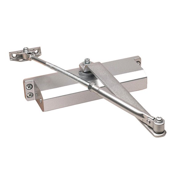 Cierrapuertas Tell de aluminio/acero hidráulico de grado 3