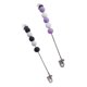 thumbnail image 3 of 2 Uds Tablero Ocupado Juguete Sensorial De Madera Habilidad Práctica Color Violeta Negro, 3 of 5