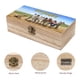 thumbnail image 3 of El Equipo de la Casa Caja Organizadora de Madera Rústica - Caja Decorativa Multifuncional para Escritorio, Hogar, Oficina, Joyas y Manualidades, 3 of 6