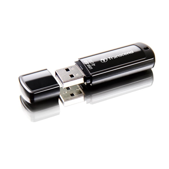 Unidad flash USB Transcend Jetflash 350 de 4 GB, USB 2.0 de alta velocidad