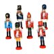 thumbnail image 1 of 6 Figuras De Cascanueces De Madera Para Colgar En Navidad Con Capa Azul, 1 of 5