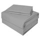 thumbnail image 3 of Juego de Sábanas Liso Gris King 200 Hilos, 3 of 3