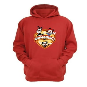 Genérico - Polerón Canguro Animaniacs Dibujos Animados Rojo Talla M Unisex
