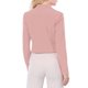 thumbnail image 3 of INSPIRE CHIC Traje de Maestra para Regreso a Clases de Mujer Chaqueta de Oficina de Trabajo Blazer Sin Cuello Traje Casual de Negocios Blazer Corto M Rosa, 3 of 8