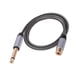 thumbnail image 3 of Cable de audio RCA de 6,35 de 1/4'' Cable de interconexión RCA de repuesto para controlador de estación de trabajo de audio digital CD Altavoz , 300cm 300 centímetros, 3 of 5