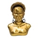 thumbnail image 2 of Estatua De Mujer Africana, Obra De Arte, Figura De Busto De Señora, Adorno Estético Exquisito, Pelo Corto Dorado, 2 of 3