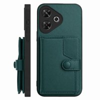 Foxdock Funda Para Xiaomi Redmi Note13R Con Bloqueo Rfid - Diseño Elegante Con Cierre De Botón