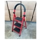 thumbnail image 4 of Escalera De Tijera Metálica Roja 3 Peldaños Plegable Hogar, 4 of 4