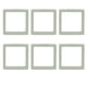 thumbnail image 1 of 6 unidades, organizador de joyas para anillos, collares, pulseras y pendientes, caja transparente., 1 of 6