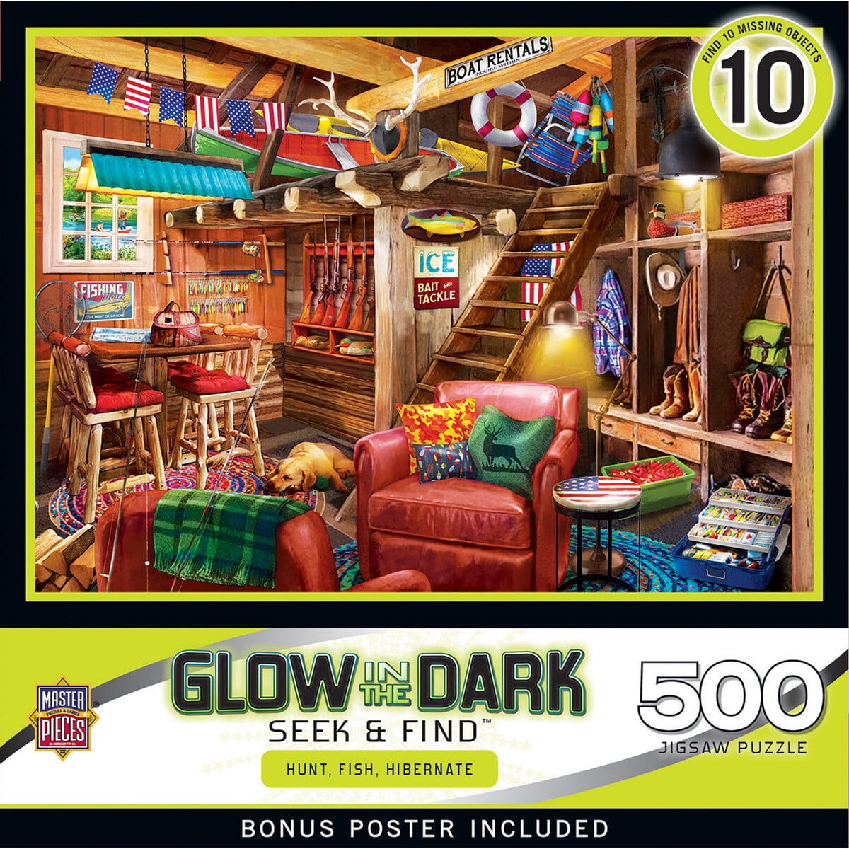 Puzzle Masterpieces 500 Piezas Glow In The Dark