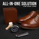 thumbnail image 3 of Kit de abrillantador de zapatos MARZ Deluxe portátil de 7 piezas con cepillo de crin, 3 of 7