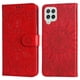 thumbnail image 4 of Funda tipo cartera FOXDOCK para Samsung Galaxy M22 4G , diseño girasol en relieve, cuero PU, cierre magnético, soporte y tarjetero, 4 of 5