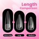 thumbnail image 4 of Puntas de uñas beetles Gel Polish estilo stiletto XXL - 160 piezas, 4 of 6