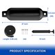 thumbnail image 3 of Boat Fender Turmaster, paquete de 4 unidades, 11,4 cm x 40,6 cm, inflables, color negro, 3 of 7