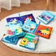 thumbnail image 4 of The First Soft Cloth Book For Baby That Makes Rustling Sound When Rubbed, Featuring Animals, Dinosaurs, Food, Transportation, Space, And Ocean Series, 4 of 5