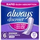 thumbnail image 1 of Almohadillas para incontinencia Always Discreet Extra Heavy 112 CT para mujeres, 1 of 8
