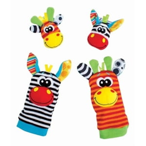 Genérico - Set 12 Sonajeros Calcetines Y Muñequera Sensorial Bebe Lau