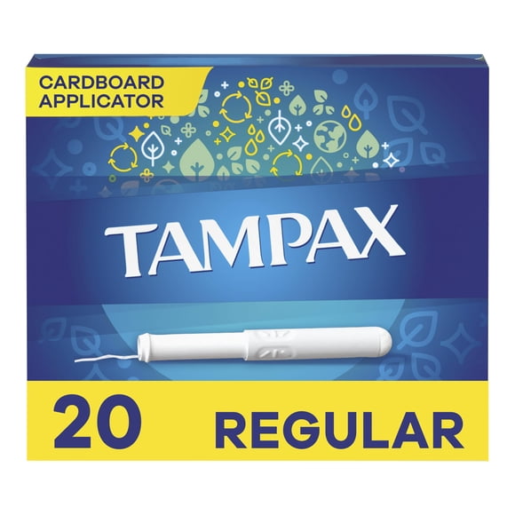 Tampones Tampax Regular con Aplicador Desechable 20 Unidades