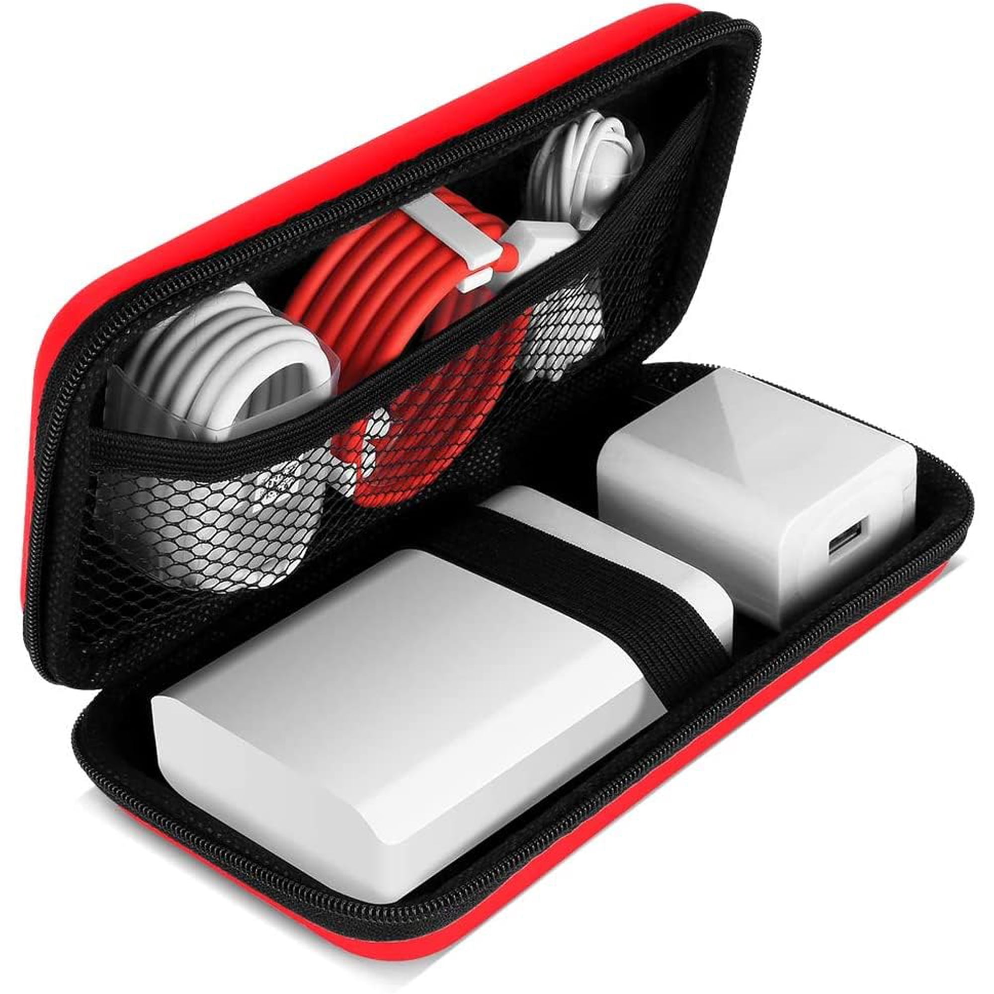 Organizador De Electrónicos Imangoo, Estuche Eva Resistente A Golpes, Rojo