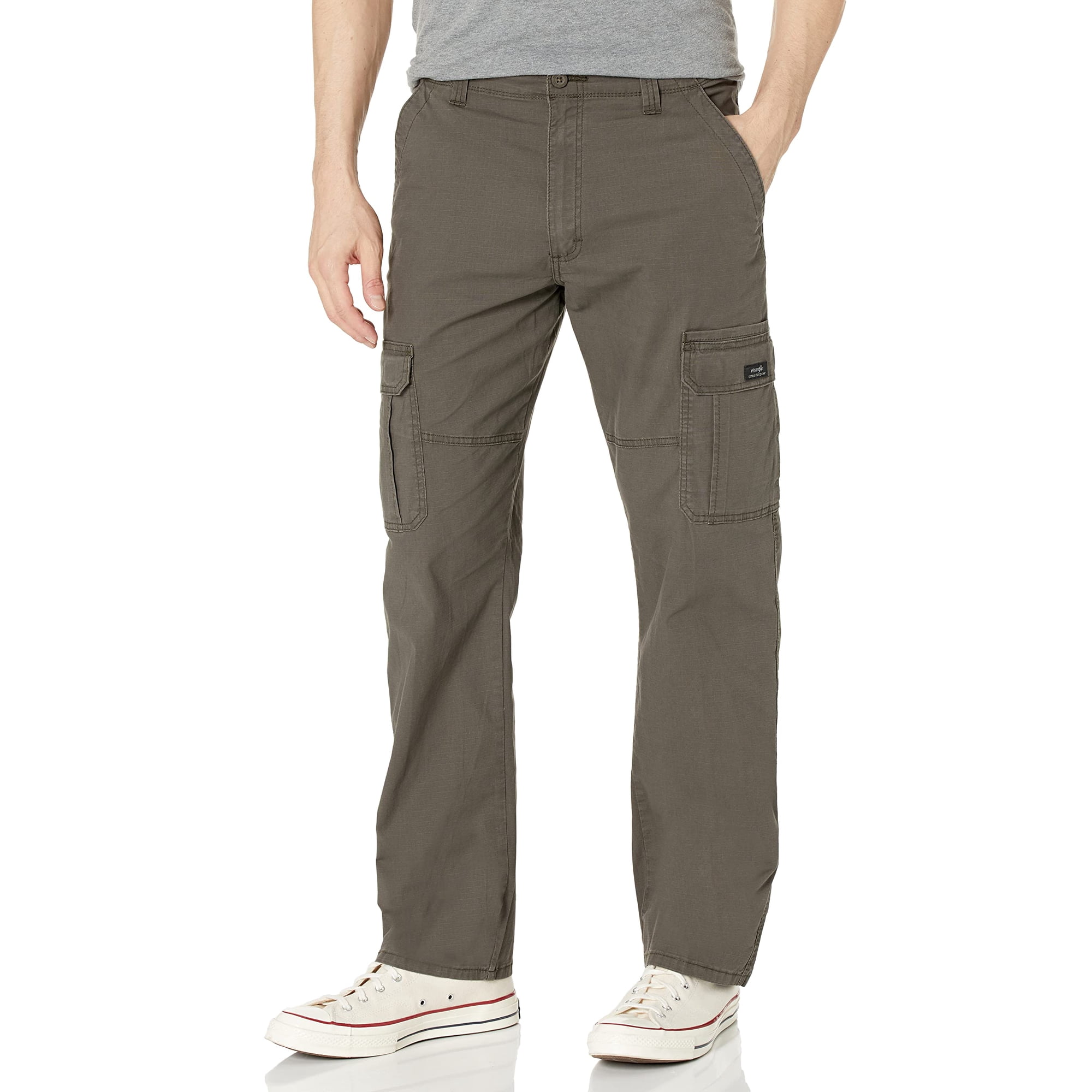 Pantalones Cargo Wrangler Authentics, De Ajuste Relajado, Elásticos, Para Hombre