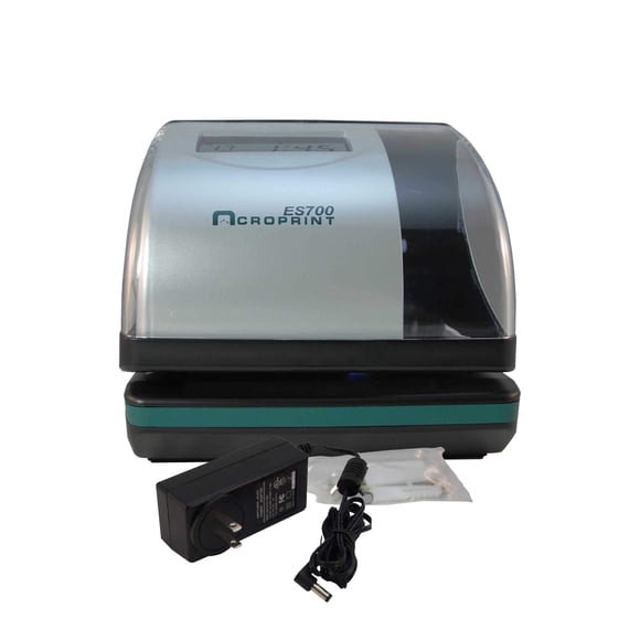 Reloj Acroprint ES700 Registrador Electrónico de Tiempo con Respaldo