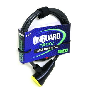 On Guard - Candado C/Llave 120 X 8Mm Amarillo