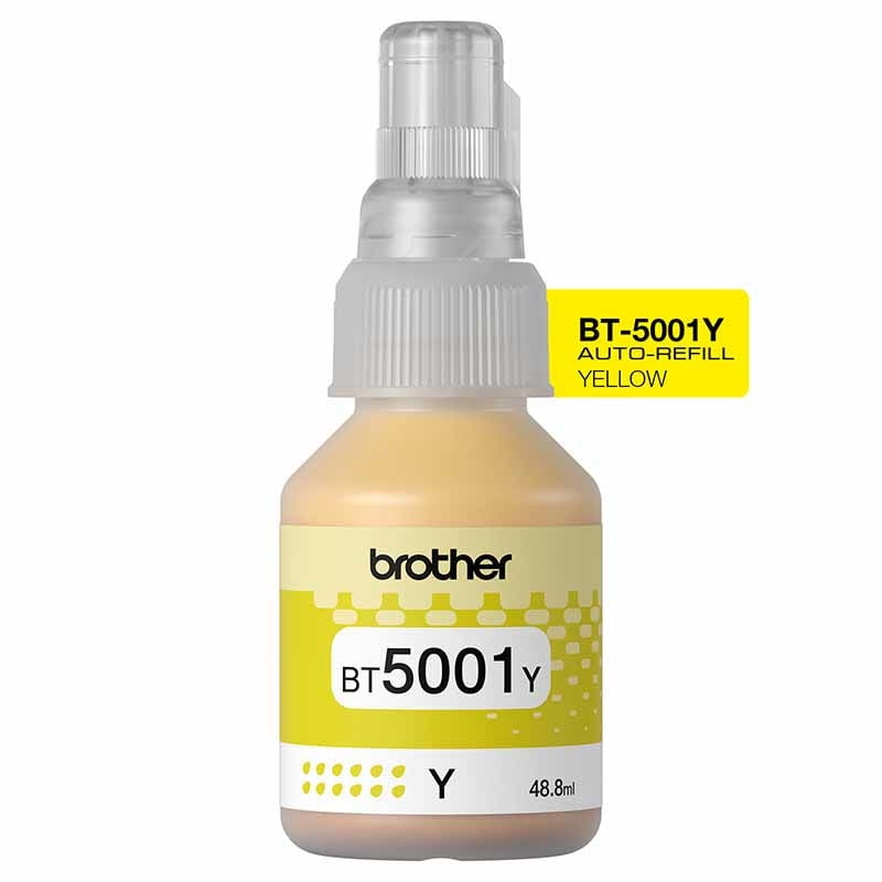 Brother - Botella De Tinta Original Bt5001Y Amarillo