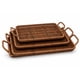 thumbnail image 1 of Set De 3 Bandejas Decorativas Mimbre, 1 of 4