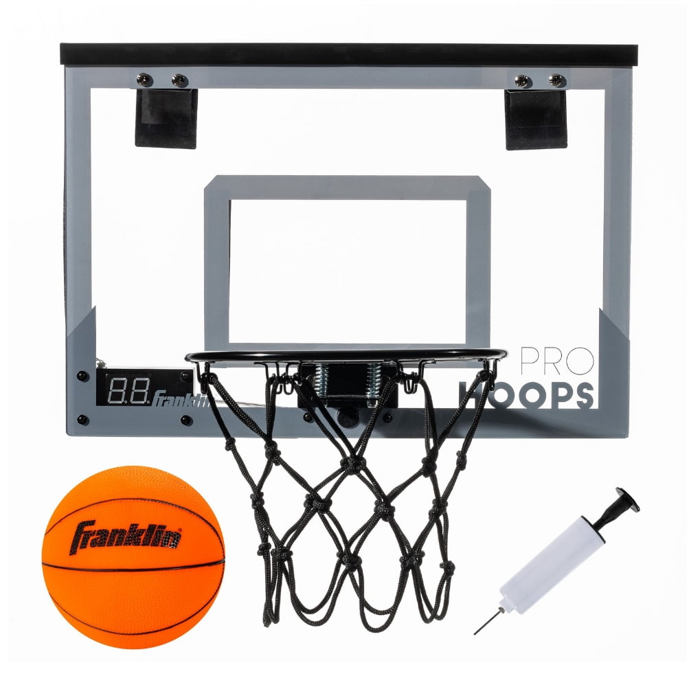 Franklin Sports - Tablero De Basketball Luces Led De Puerta 46 X 30 Cm Pro Hoops Led