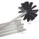 thumbnail image 3 of Kit de limpieza de conductos Deflect-O DVBRUSH12K/6 aluminio negro/blanco, 3 of 6