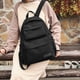 thumbnail image 2 of Mochila de lona para mujer, con doble bolsillo, de gran capacidad, para estudiantes, estilo universitario, informal y moderna., 2 of 5