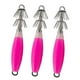 thumbnail image 4 of 3x Anzuelos Luminosos Para Calamar, Señuelos De Pesca Artificiales, Anzuelos De Metal Para Calamar, Color Rojo, 4 of 5