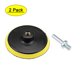 thumbnail image 1 of Uxcell 4" de diámetro M10 Adaptador de taladro Almohadilla de respaldo de gancho y bucle Ruedas abrasivas Discos 2 piezas, 1 of 6