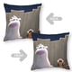 thumbnail image 2 of 2 Perros Estúpidos Fundas de almohada de terciopelo con tema, regalos de funda de almohada, decoración para el hogar, cojín de lanzar, regalo de cumpleaños para fans y parejas.50*50cm., 2 of 6
