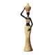 thumbnail image 4 of Estatua Africana Lady Figura Mujer Negra Escultura Africana Coleccionable Decorativa Resina Artesanal Adecuada para Estantería Salón Biblioteca Obseq Estilo B, 4 of 5