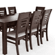 thumbnail image 3 of Juego de Comedor ROMA 8 Sillas chocolate Mesa Rectangular Madera, 3 of 4