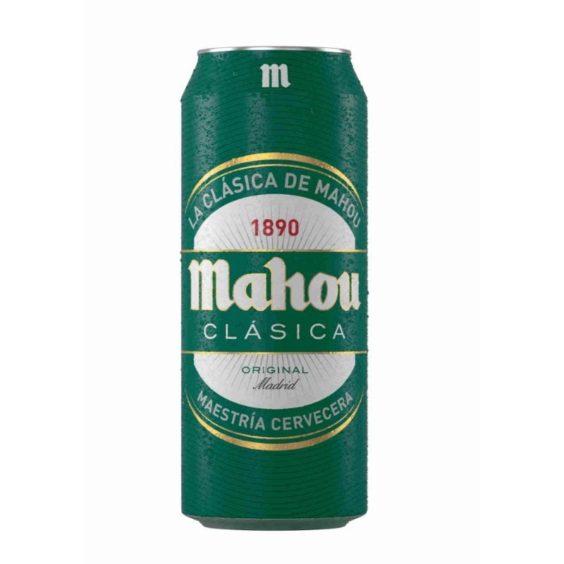 Cerveza Pale Lager Clásica 4.8° Lata 500 ml Mahou