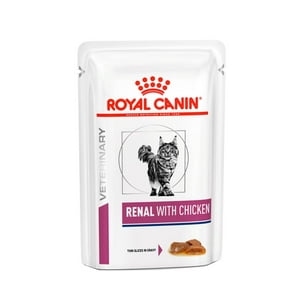 Royal Canin - Alimento Royal Renal Para Gato - Sobre De 85G Amarillo Cf76L-1