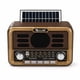 thumbnail image 1 of Radio Golon Super Bass a pila y carga solar marrón dorado, 1 of 3
