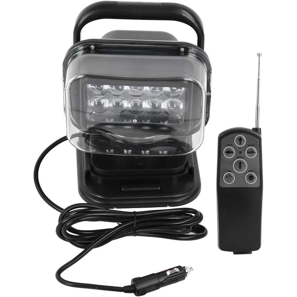 Foco LED 50W para Autos Motos con Control Remoto 360° Base MagnéticaLámpara Spot 4200 Lúmenes Antirrobo Resistente al Agua para Camiones SUV Moto Scooter...