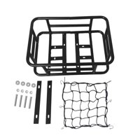 Ioensy - Cesta Trasera Para Bicicleta, Estante De Carga Para Bicicleta Trasera Resistente De Hierro, Accesorios Para Ciclismo, Estilo F