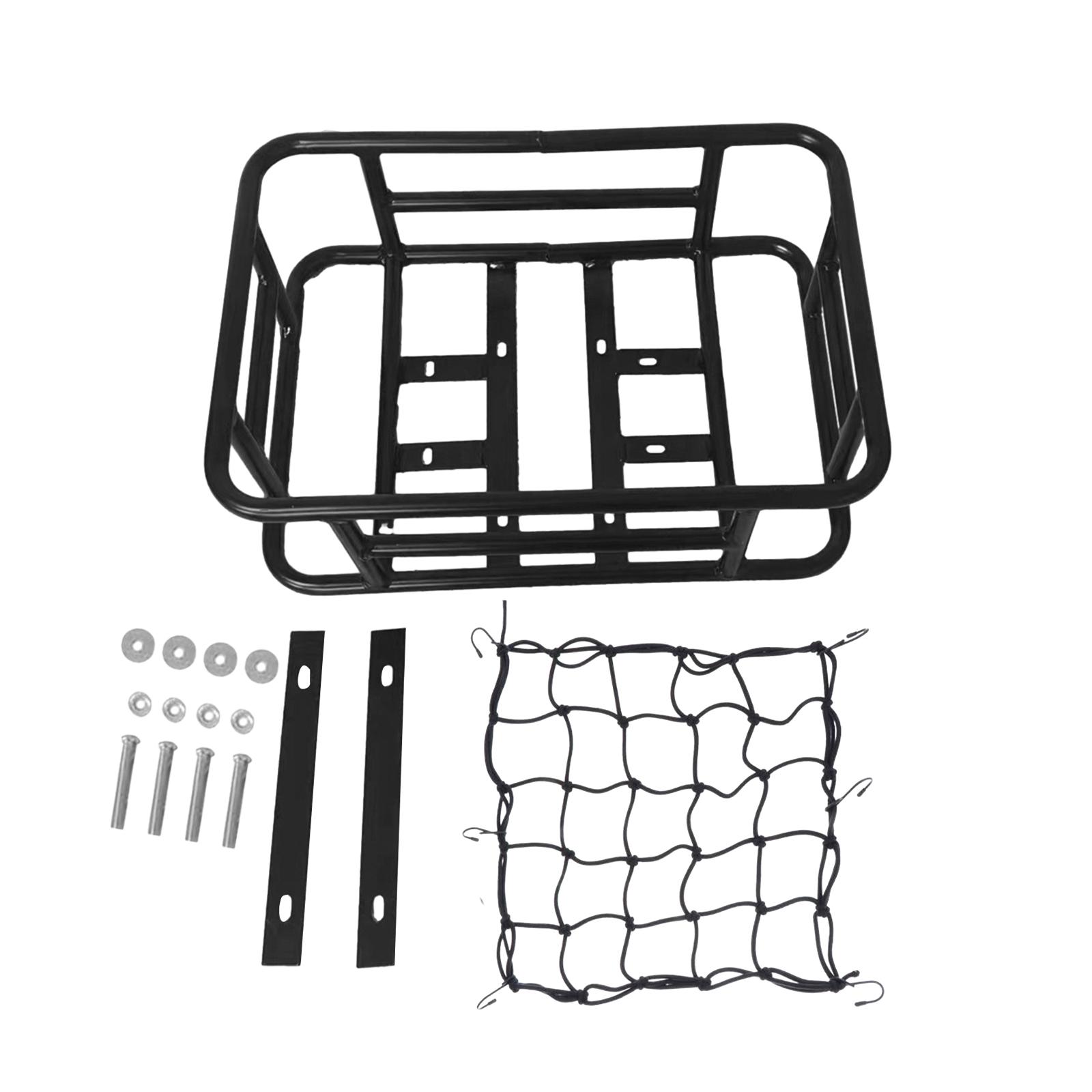 Ioensy - Cesta Trasera Para Bicicleta, Estante De Carga Para Bicicleta Trasera Resistente De Hierro, Accesorios Para Ciclismo, Estilo F