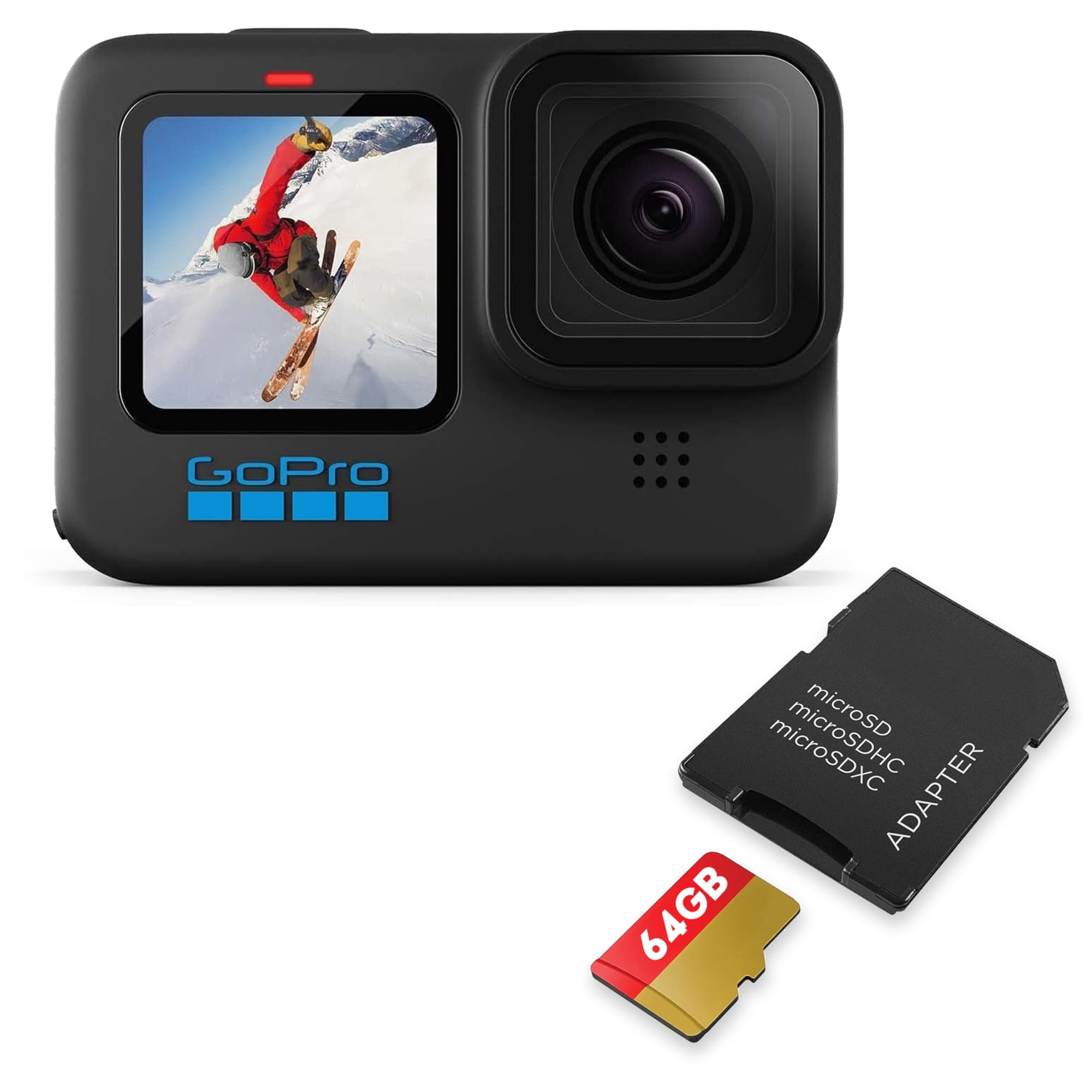 Cámara De Acción Gopro Hero10 Negra 23mp 5.3k60 Uhd Impermeable